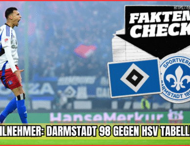 teilnehmer: darmstadt 98 gegen hsv tabelle