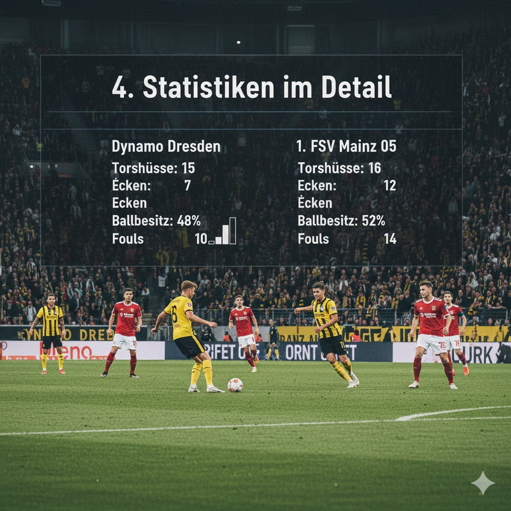 ticker: teilnehmer: dynamo dresden gegen 1. fsv mainz 05