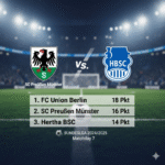 teilnehmer: preussen münster gegen hertha bsc tabelle