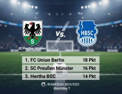 teilnehmer: preussen münster gegen hertha bsc tabelle
