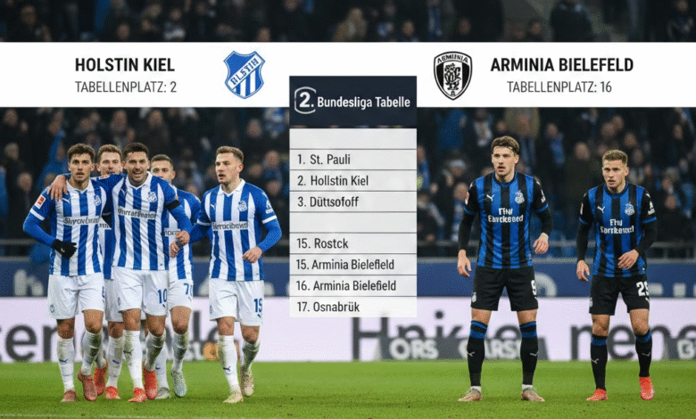 teilnehmer: holstein kiel gegen arminia bielefeld tabelle