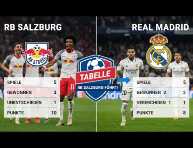 teilnehmer: rb salzburg gegen real madrid tabelle