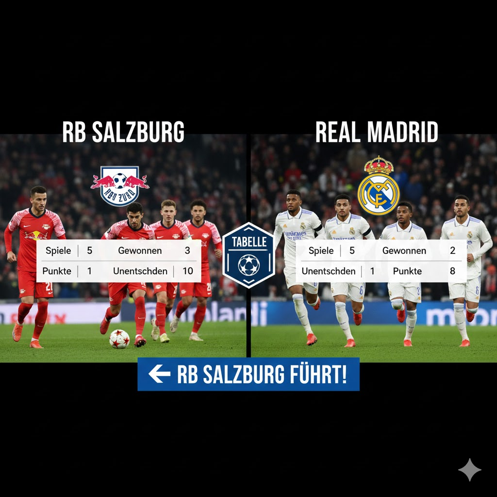 teilnehmer: rb salzburg gegen real madrid tabelle