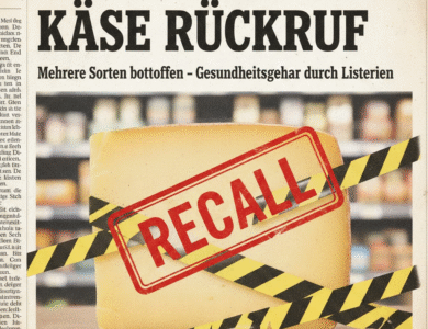 käse rückruf